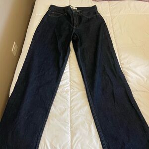 Abercrombie & Fitch Woman’s high waisted extra long loose Jeans